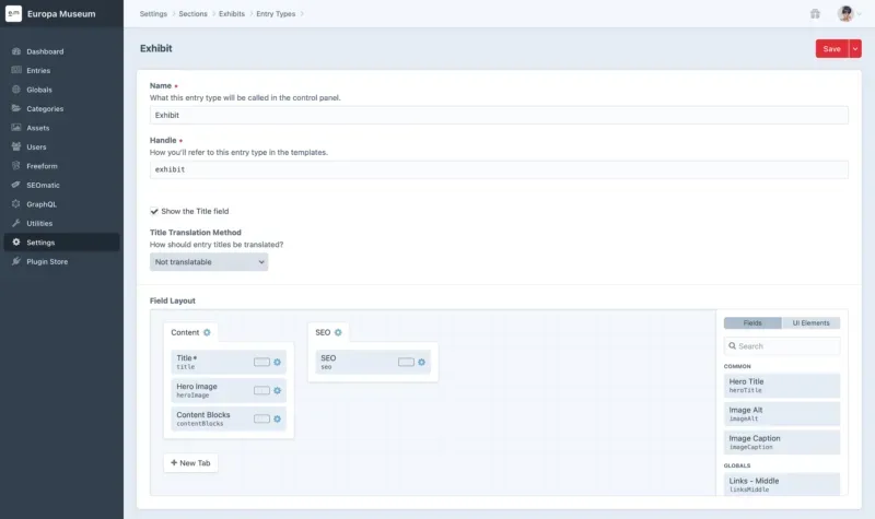 Entry type settings 3 7